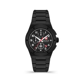 Reloj Swiss Military Hanowa Sonoran Chrono para hombre de acero negro