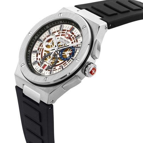 Reloj Swiss Military Hanowa Misson XFOR-02 para hombre de silicona negro
