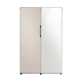 Combo Freezer Vertical Bespoke 315L (Convertible) Glam White & Satin Beige