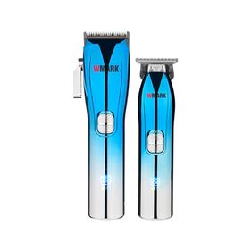 Kit Cortado de Pelo + Trimmer Wmark NG-603 Blue