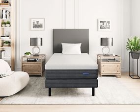 Sommier y Colchón Rock 1 Plaza  y media (100x200 cm) de Espuma