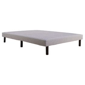 Base Sommier de 2 Plazas (140x190 cm) Gris Claro