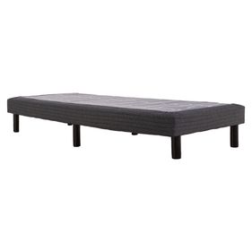 Base Sommier de 1 Plaza y Media (90x190 cm) Gris Oscuro