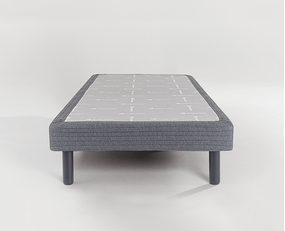 Base Sommier - 1 Plaza y Media (100x200 cm) - Gris Oscuro