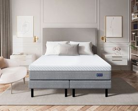 Sommier y Colchón Jazz Super King (200x200 cm) de Resortes Pocket