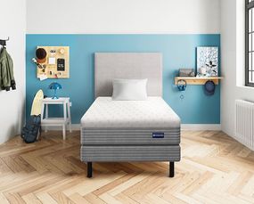 Sommier y colchón Freestyle 1 Plaza y media  ( 90x190) de Resortes