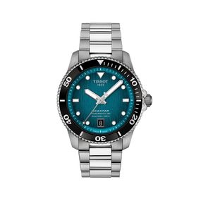 Reloj Tissot Seastar 1000 Powermatic 80 40mm para hombre de acero 1208071109100