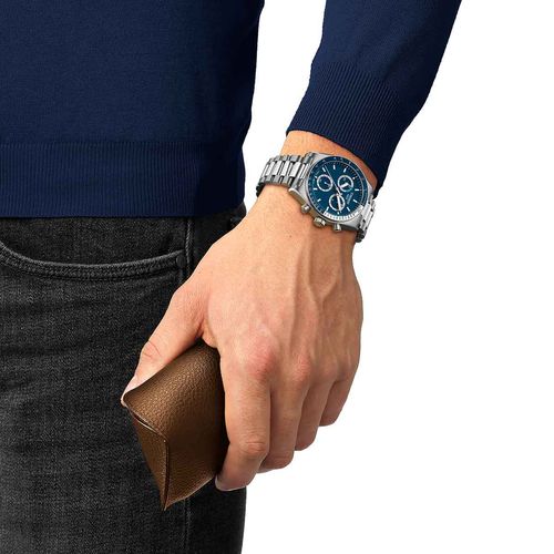 Reloj Tissot PR516 Chronograph para hombre de acero 1494171104100