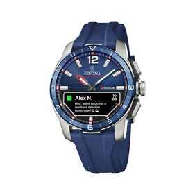 Smartwatch Festina Connected D para hombre de silicona Azul F23000.1