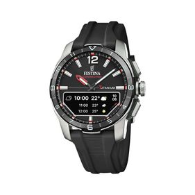 Smartwatch Festina Connected D para hombre de silicona Negro F23000.4