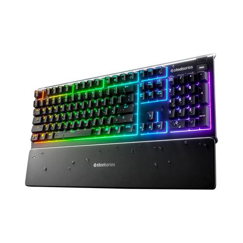 Teclado Steelseries RGB resistente al agua IP32 Apex 3