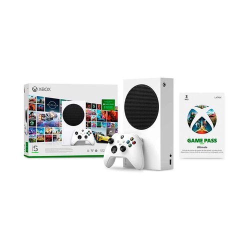 Consola Xbox Series S 512GB Bundle Microsoft + Game Pass