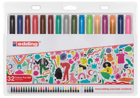 Set de marcadores edding colour fun 32 colores