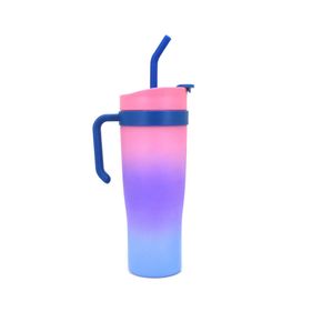 Vaso Trendy con mango degrade Azul