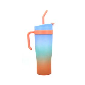 Vaso Trendy con mango degrade Naranja