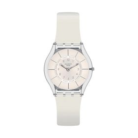 Reloj Swatch White Classiness de Silicona SS08K102-S14