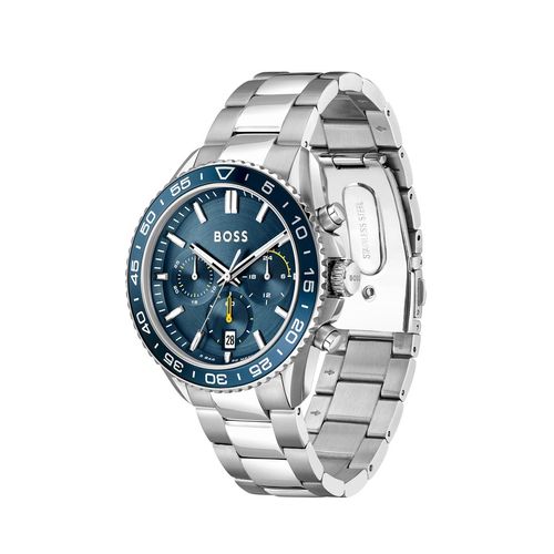 Reloj Boss Runner para Hombre de Acero 1514143