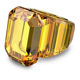 Anillo Swarovski de cóctel Lucent Amarillo - 58