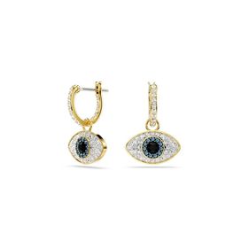 Pendientes Swarovski Symbolica Ojo turco Azules con Recubrimiento Dorado