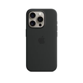 Funda de silicona iPhone 15 Pro Max con MagSafe - Black