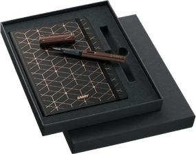 Set Lapicera Pluma Lamy Lx + Cuaderno Libreta Lamy Paper