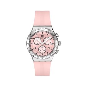 Reloj Swatch Poppingly Pink de Silicona