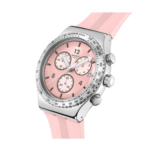 Reloj Swatch Poppingly Pink de Silicona