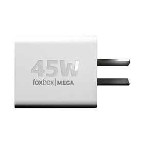 Cargador de Pared Gan Foxbox Mega 45W Blanco