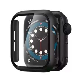 Funda con Templado 360° Univex para Apple Watch 44mm Negro