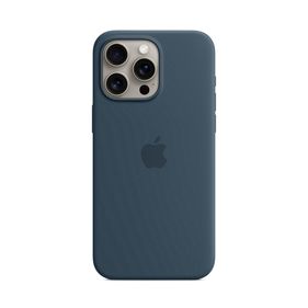 Funda de silicona iPhone 15 Pro Max con MagSafe - Storm Blue