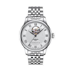 Reloj Tissot Le Locle Powermatic 80 Open Heart de Acero 0064071103302
