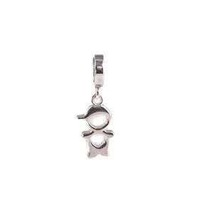 Charm Carmín Nene Colgante de Plata
