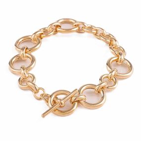 Pulsera de Plata 925 IntertWined Dorada