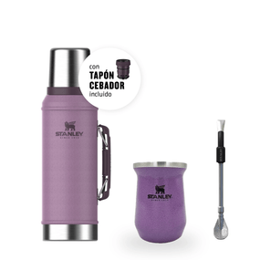 Combo Stanley Termo 950Ml + Mate 236Ml + Bombilla Spoon