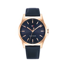 Reloj Tommy Hilfiger 1792189 de Cuero Azul