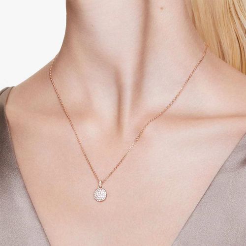 Colgante Swarovski Sublima, Blanco, Recubrimiento Tono Oro Rosa