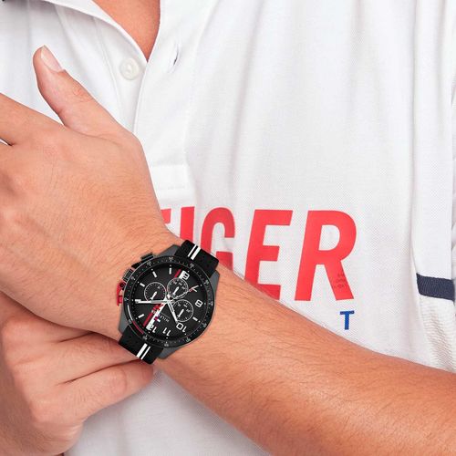 Reloj Tommy Hilfiger de Silicona Negra TH1792168