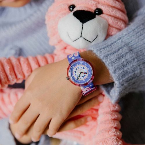 Reloj Flik Flak Peek-A-Bunny de Plástico Ecológico