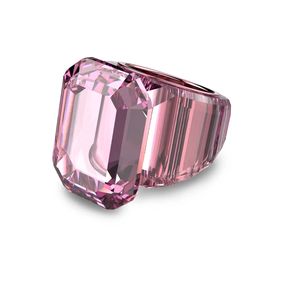 Anillo Swarovski de cóctel Lucent Rosa