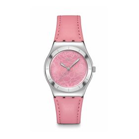 Reloj Swatch Pink Petal Promise de Cuero
