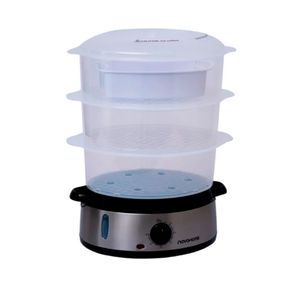 Vaporera Eléctrica Novohome Acero Inoxidable