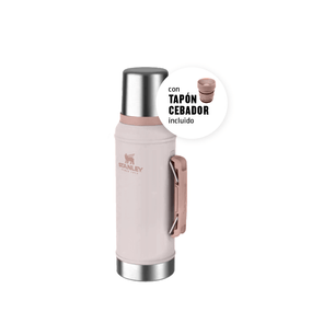 Termo Stanley Clasico Con Manija Y Tapon Cebador | 950 ml.