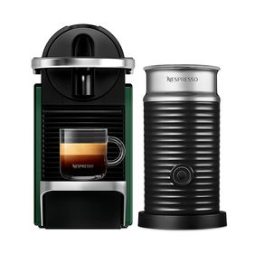 Cafetera Nespresso Pixie Verde + Aeroccino