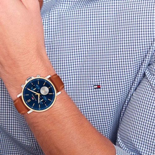 Reloj Tommy Hilfiger para Hombre Cuero Marrón 1710703