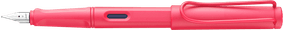 Lapicera pluma estilográfica Lamy Safari Sunset coral & dark dusk