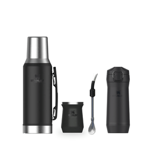 Combo Mate Stanley Termo 1.2L + Mate 236ml + Bombilla Spoon + Yerbera Stay Fresh