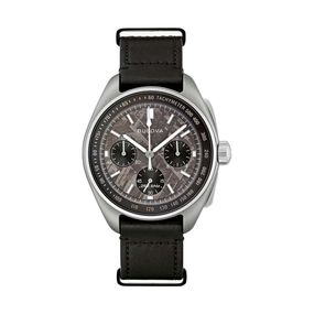 Reloj Bulova Lunar Pilot de Cuero 96A312