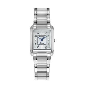 Reloj Citizen Analógico para Mujer de Acero - Modelo Eco Drive - EW560052D