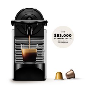 Cafetera Nespresso Pixie Silver