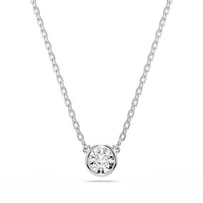 Colgante Swarovski Imber, Talla redonda, Blanco, Recubrimiento en Baño de rodio